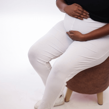 Maternity Leggings White
