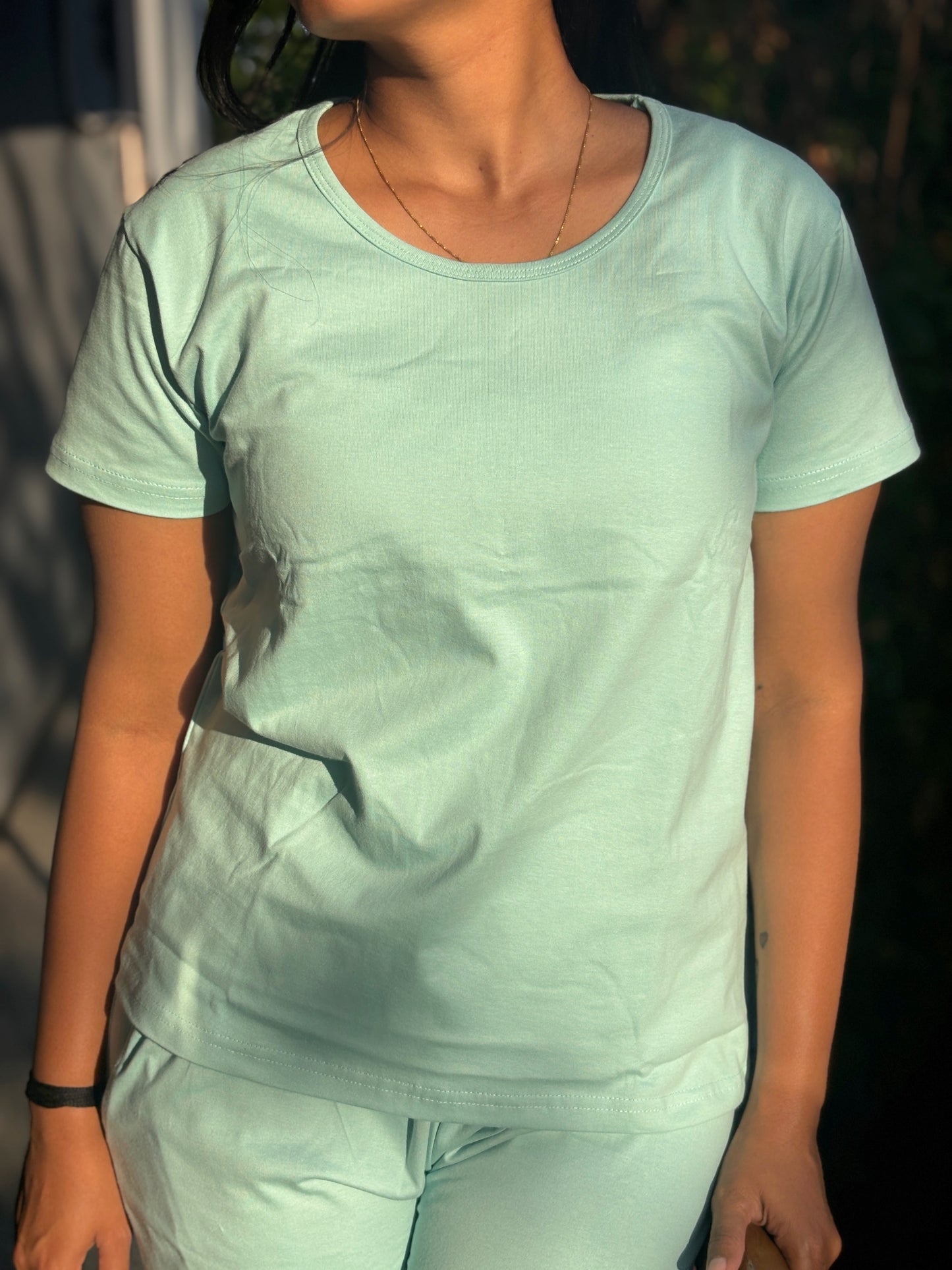 T-Shirt Pant-Lite Green