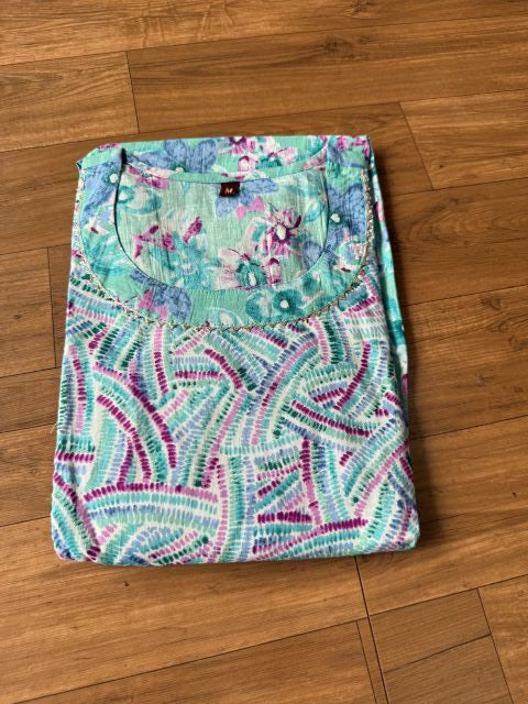 Light Blue With Dot Line-FK-24