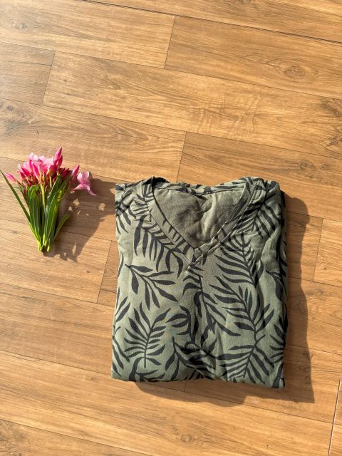 Green With Black Leaf – NF-15