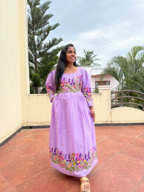 Purple With Embroidery – FM-15