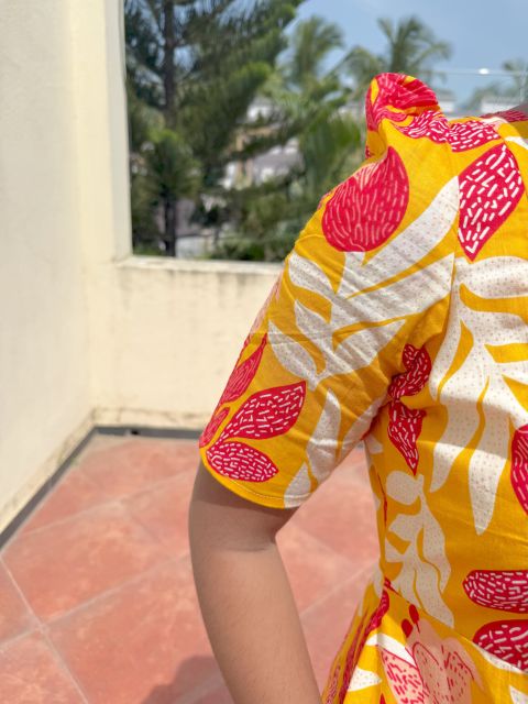 Yellow With Red Flower – FM-28