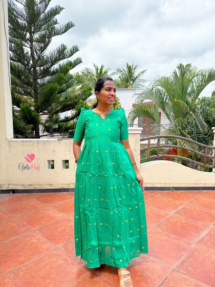 LIGHT GREEN SILK COTTON-FM-102