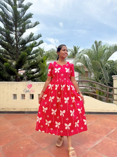 RED WITH SANDAL-FM-117