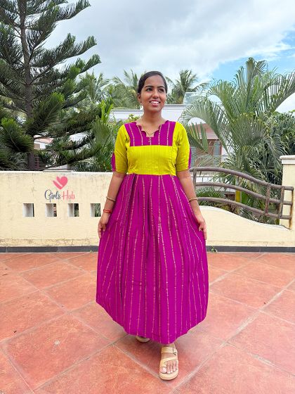 DARK PINK WITH LIGHT GREEN-FM-132