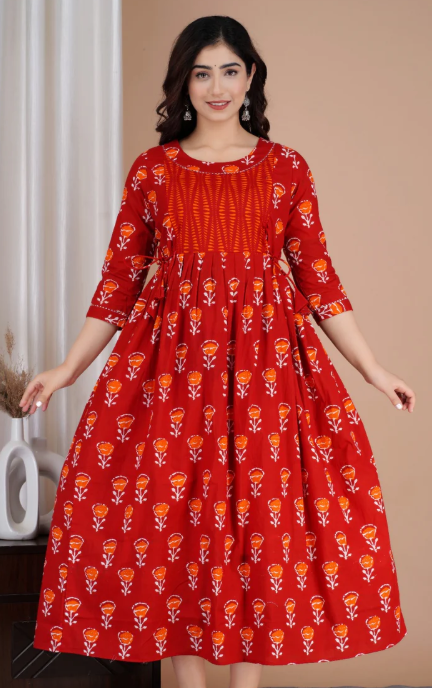 RED ORANGE FLOWER-FK-185