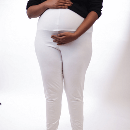 Maternity Leggings White