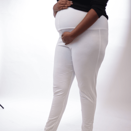 Maternity Leggings White