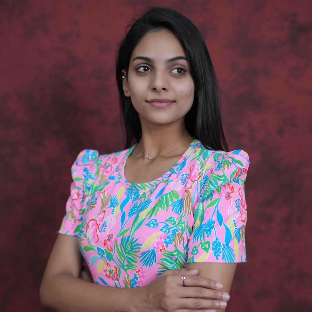 Zipless Feeding Gown-Pink Green Leaf