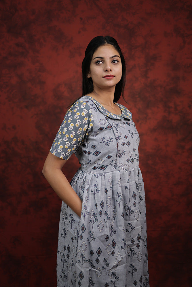 Feeding Kurti-Grey