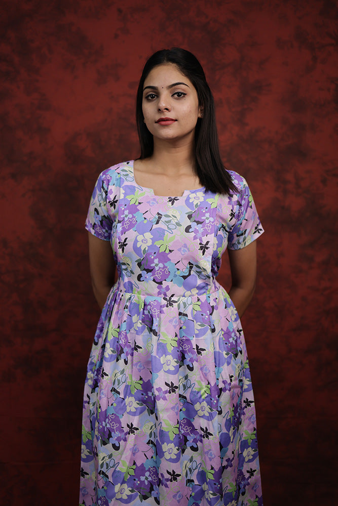 Feeding Kurti-Purple