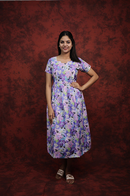 Feeding Kurti-Purple