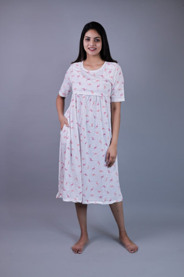 Zipless Feeding Gown