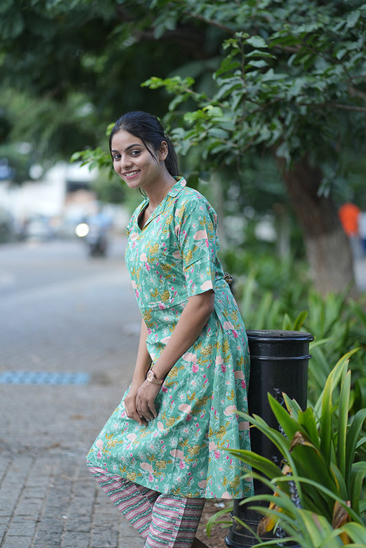 Green Co-ord Set
