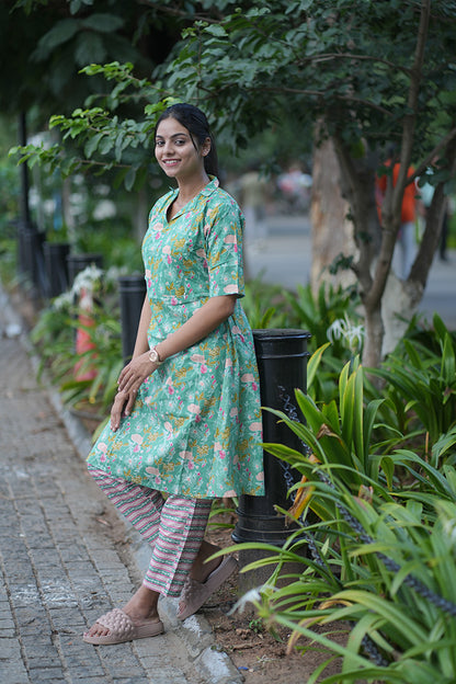Green Co-ord Set