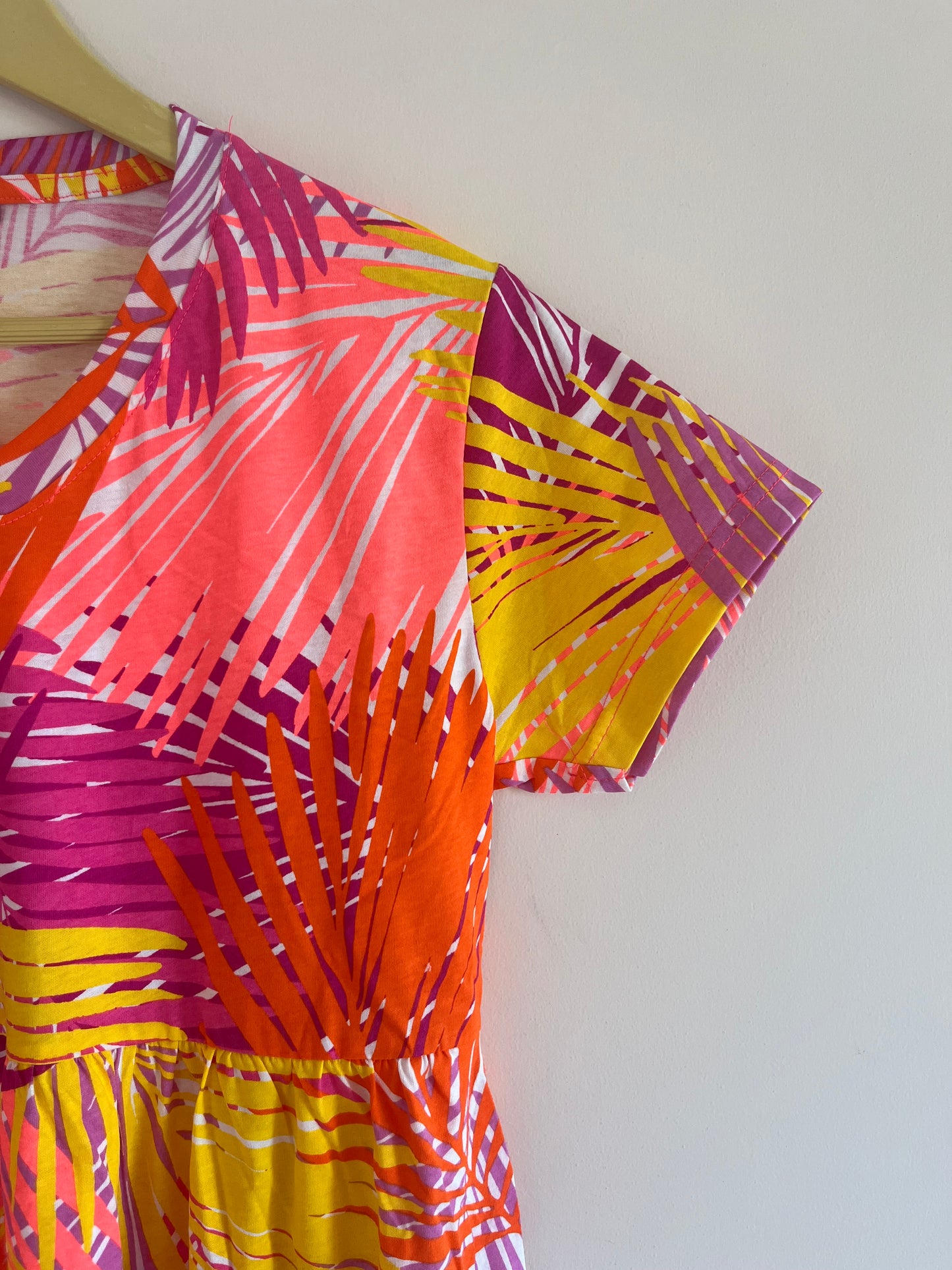 Non-Feeding Gown – Pink, Orange, Violet and Yellow Mixed Gown