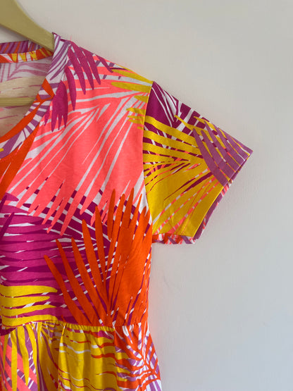 Non-Feeding Gown – Pink, Orange, Violet and Yellow Mixed Gown