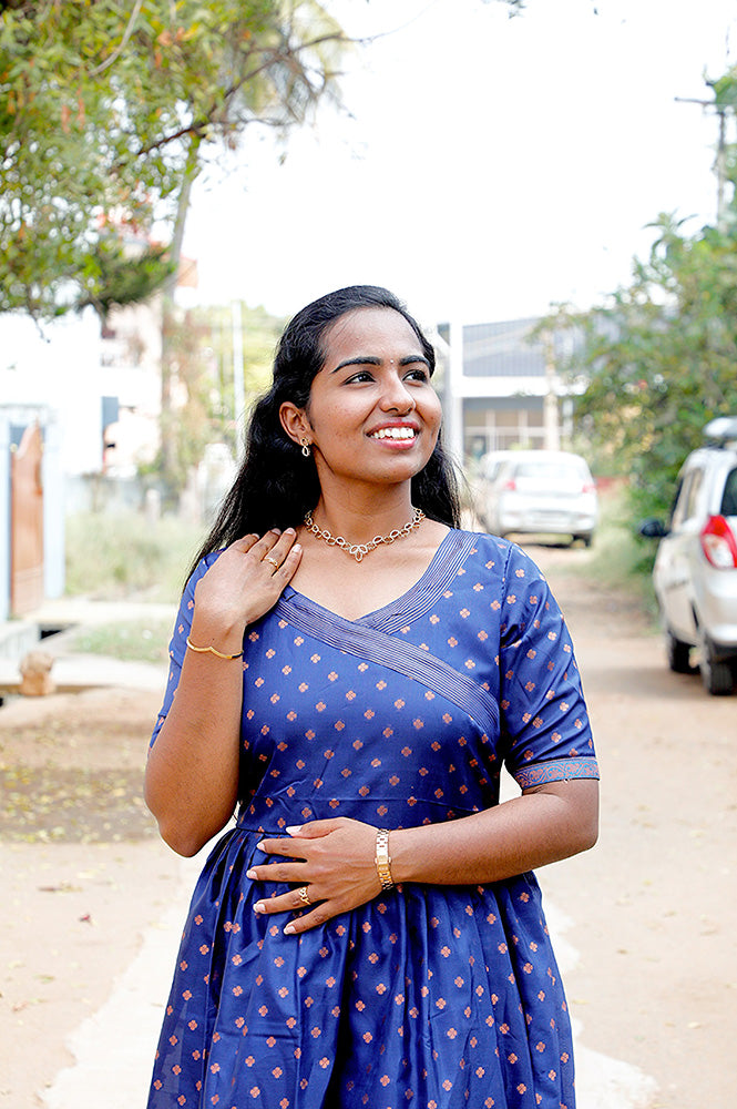 Dark Blue Traditional Dress