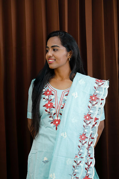 Blue Salwar Suit