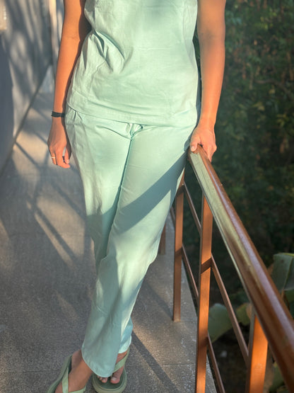 T-Shirt Pant-Lite Green