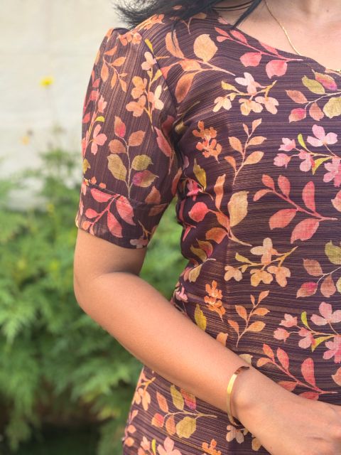 Brown kurti