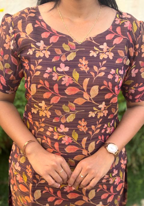 Brown kurti
