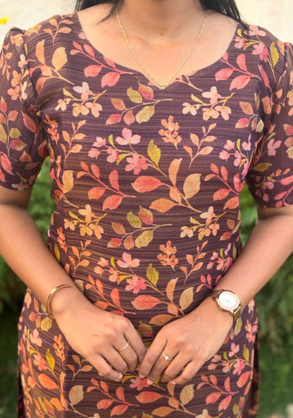 Brown kurti