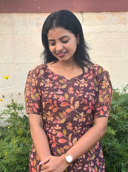 Brown kurti