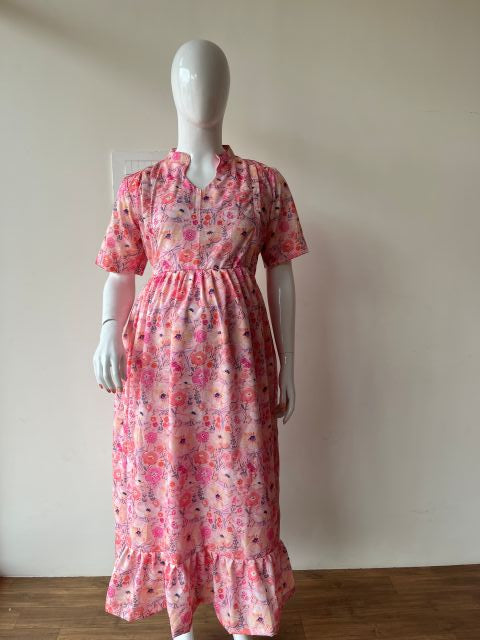 Light pink with flower