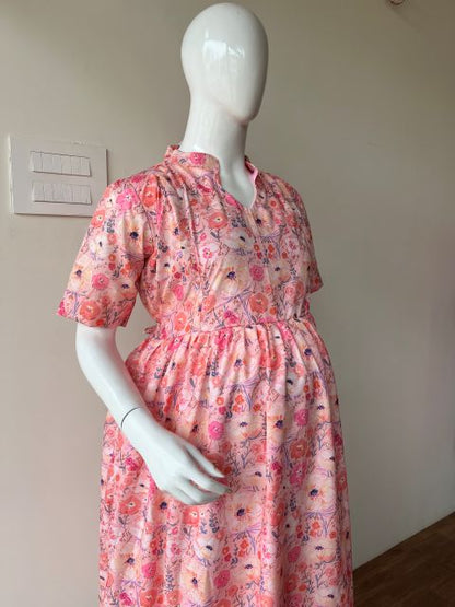Light pink with flower