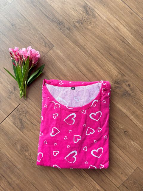 Dark Pink With Heart - FG32