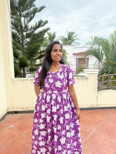 Violet With White Floral – FM-12