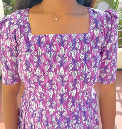 Cotton Purple Leaf – FM-23