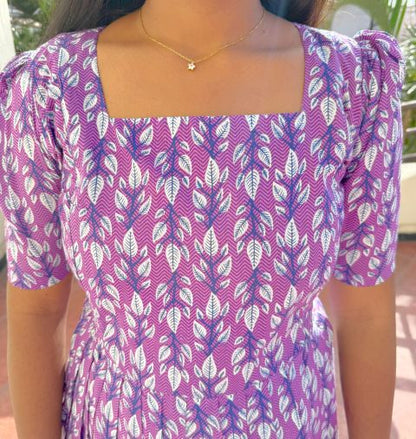 Cotton Purple Leaf – FM-23
