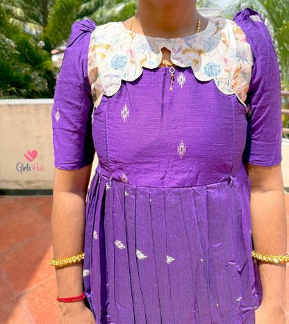 voilet with sandal-FM-106