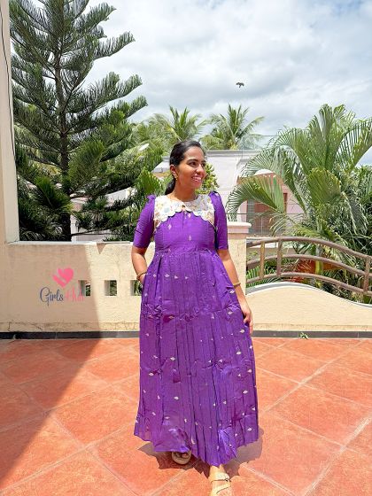 voilet with sandal-FM-106