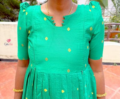 LIGHT GREEN SILK COTTON-FM-102