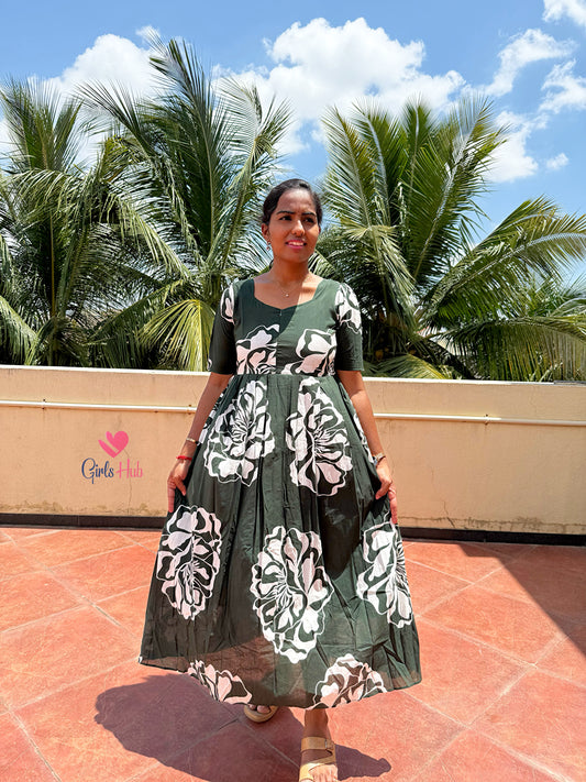 DARK GREEN'CENTER ZIP'-FM-146