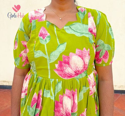 GREEN WITH PINK-FM-160