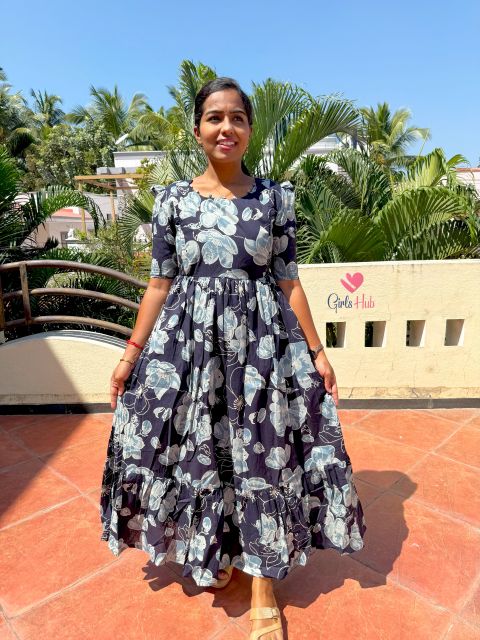 NAVY BLUE FLORAL-FM-177