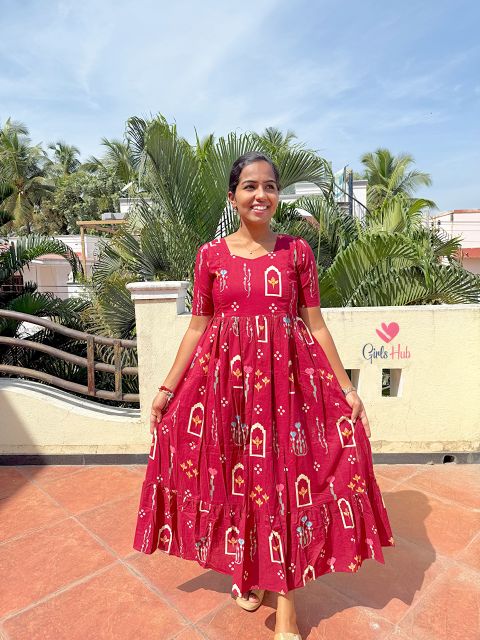 MAROON SANDAL-FM-204