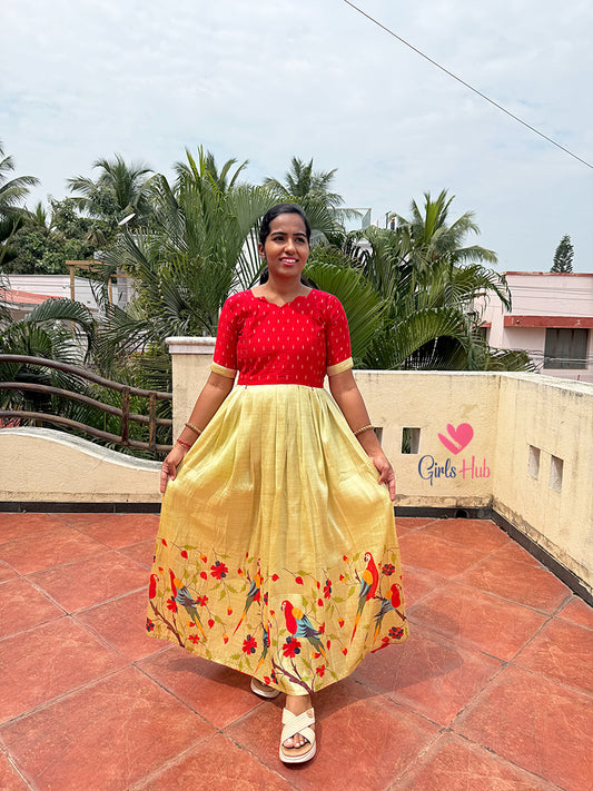 RED WITH LIGHT YELLOW-FM-576