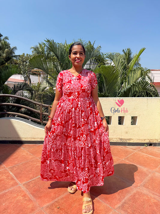 RED FLORAL-FM-315