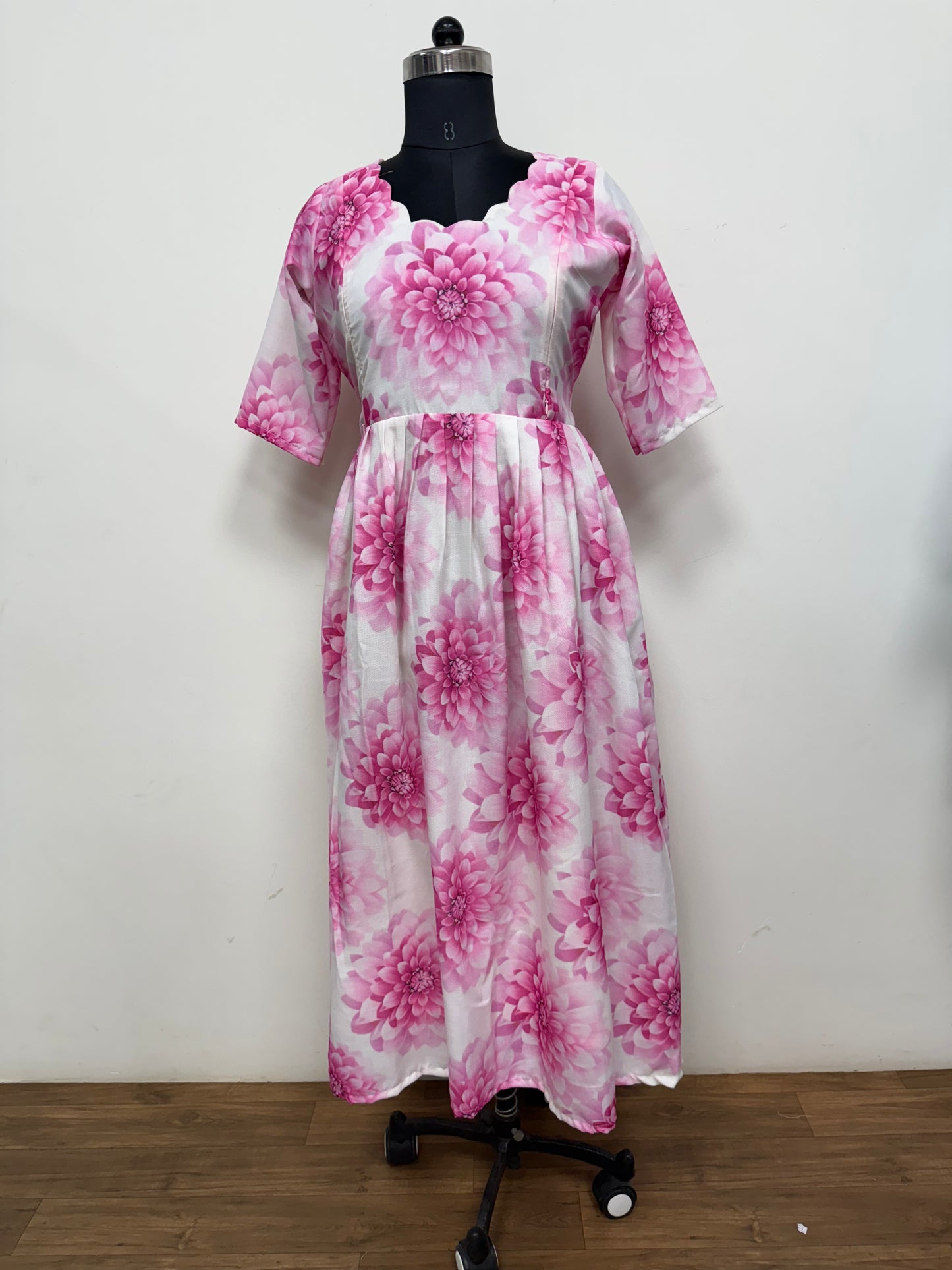 PINK AND WHITE FLOWER-FM-337