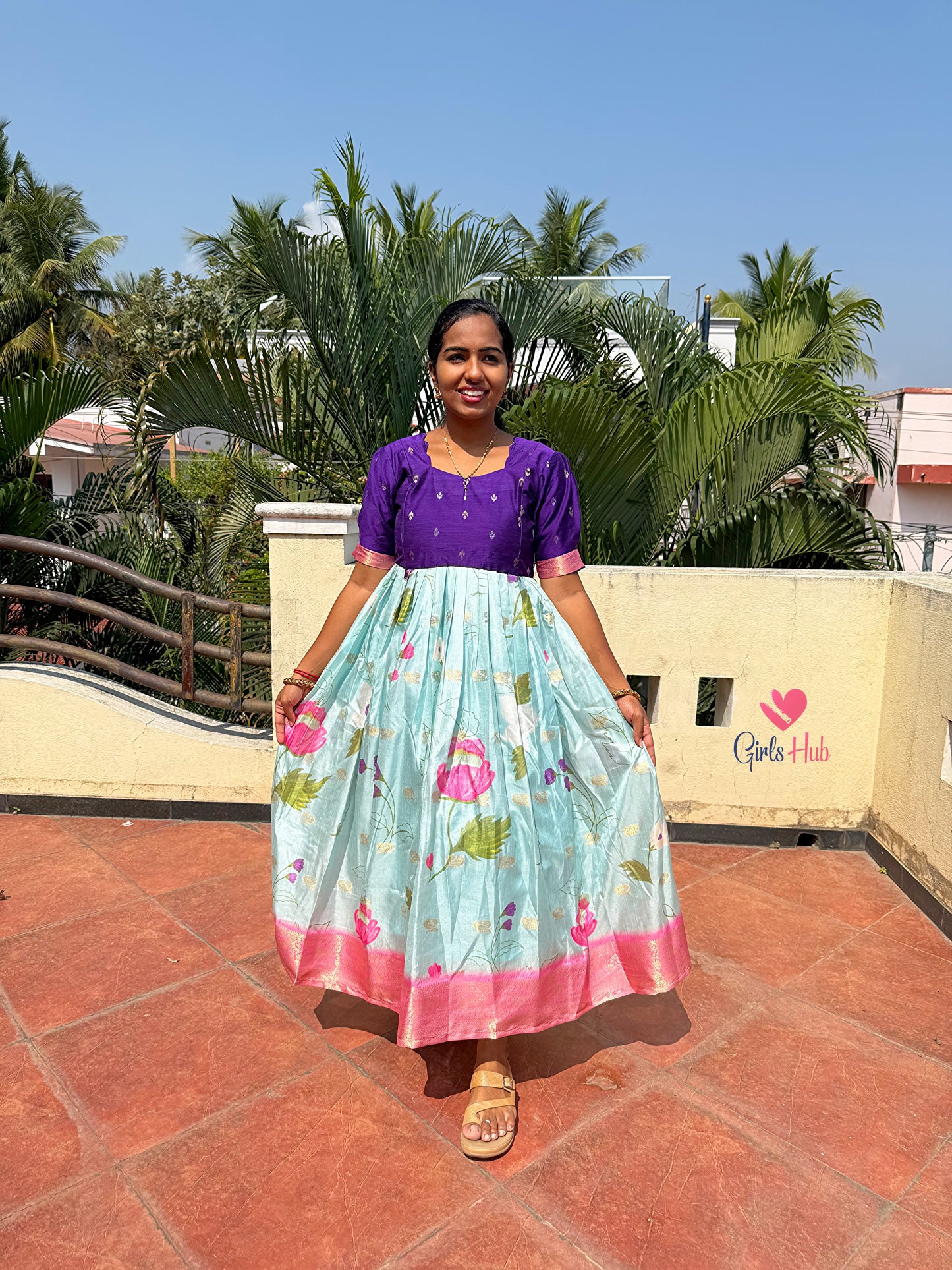 VIOLET CHANDERI-FM-343