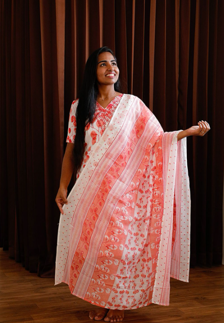 ORANGE SALWAR SET