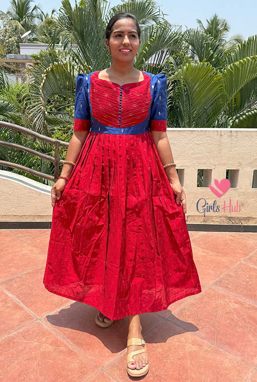 NAVY BLUE WITH RED-FM-385
