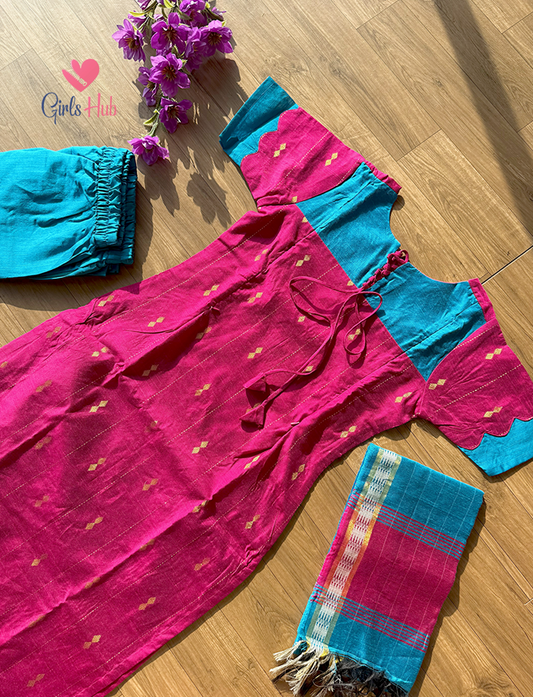 PINK WITH BLUE-3P-20
