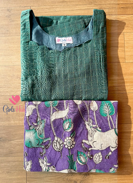GREEN CHECKED-2P-02