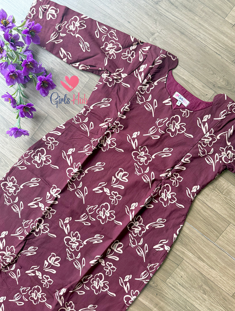 MAROON SANDAL-SK-09(PRE ORDER)